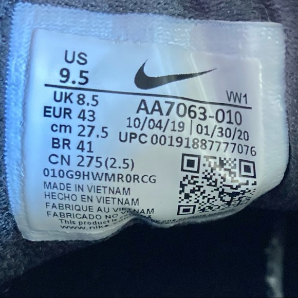 NIKE Training Shoes black grey - Picture 7 of 7